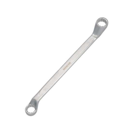Llave Estrella Acodada Plus Acero Cromo Vanadio 14x15 DIN 838, Llave Doble Boca Acodada, Llave Fija Estrella Acodada al por Mayo