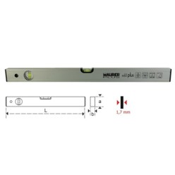 Nivel Maurer "Edilplus"  Tubular  40 cm,