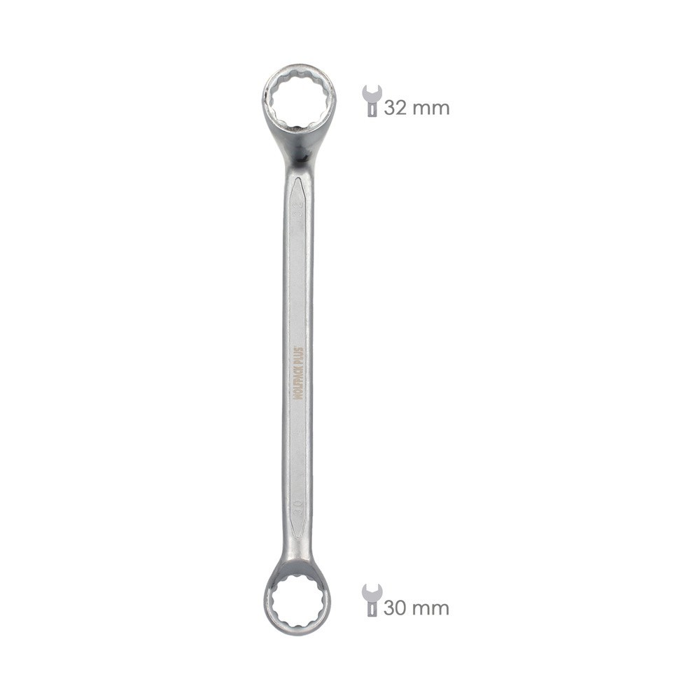 Llave Estrella Acodada Plus Acero Cromo Vanadio 30x32 DIN 838, Llave Doble Boca Acodada, Llave Fija Estrella Acodada al por Mayo