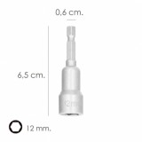 Llave Vaso Magnetica 12 mm, (2 Piezas) al por Mayor | Almacén de Ferretería