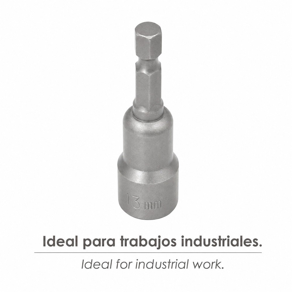 Llave Vaso Magnetica 13 mm, (2 Piezas) al por Mayor | Almacén de Ferretería