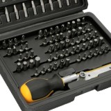 Juego Puntas con Destornillador 1/4" 99 Pzs, Con Apadtador, Cromo Vanadio, Kit Llave Combinada, Kit Carraca, al por Mayor | Alma