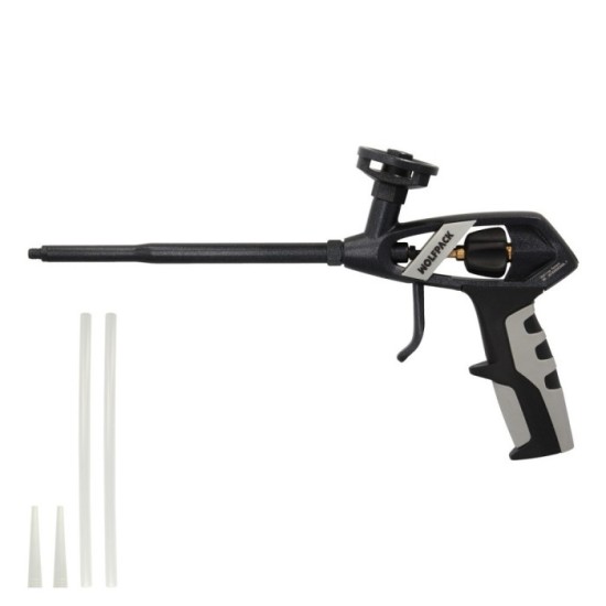 Pistola Para Espuma Poliuretano Recubriemiento Integro PTFE  (Interior y Exterior) Pistola Calafatear, Rellenar, Sellar al por M
