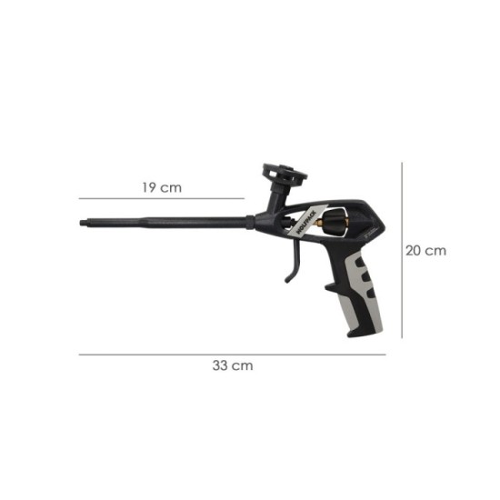 Pistola Para Espuma Poliuretano Recubriemiento Integro PTFE  (Interior y Exterior) Pistola Calafatear, Rellenar, Sellar al por M