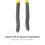 Tenazas Apertura Múltiple Negra 250 mm, Mangos Plastificados DIN 8976, Pico De Loro, Alicates Extensibles, Tenazas Fontanero al 