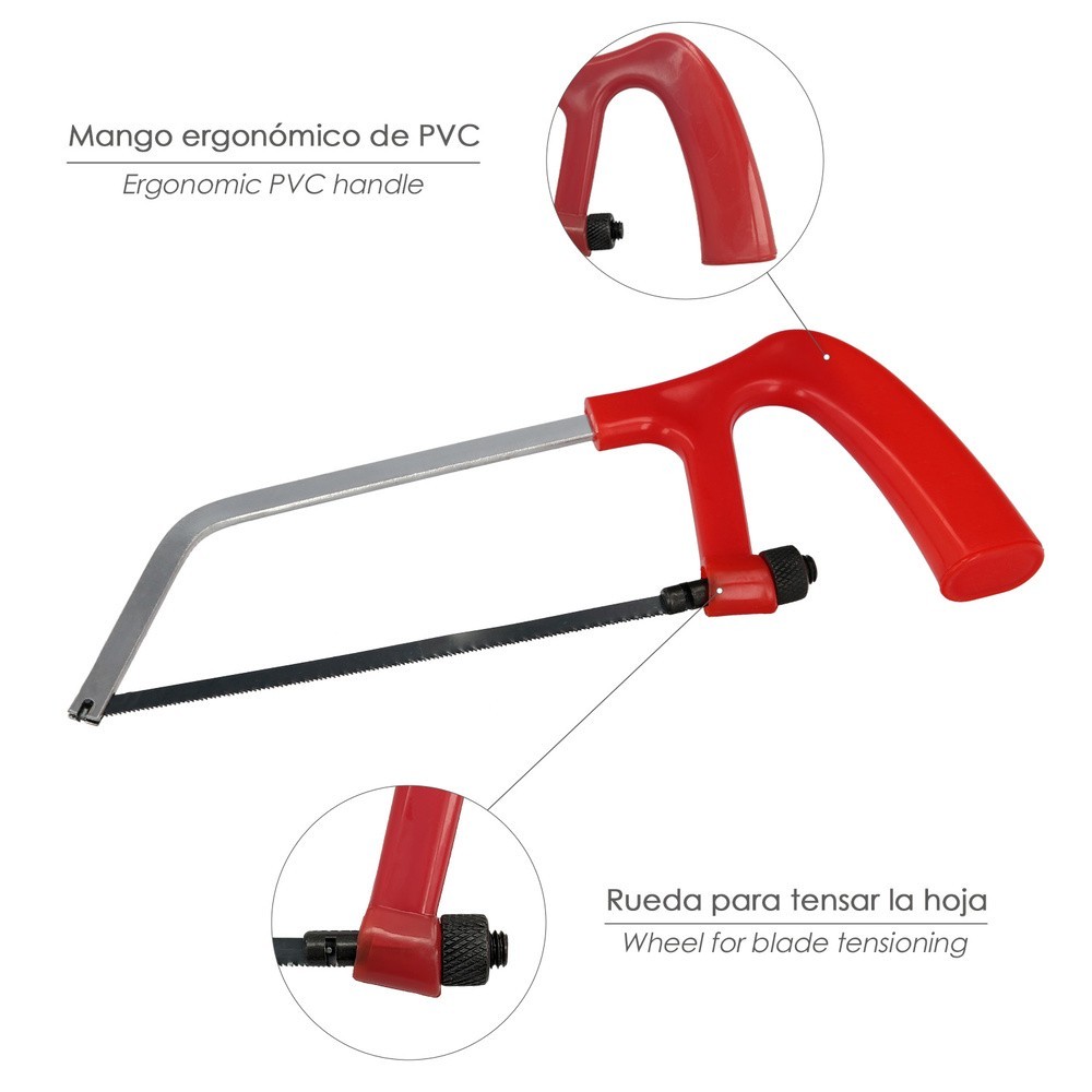Arco Sierra Mini Con Hoja 145 mm, al por Mayor | Almacén de Ferretería