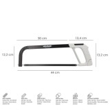 Arco Sierra Acero Con Empuñadura de Aluminio Angulo Corte Ajustable, Corta Acero, Aluminio, Madera, Plastico, Cobre al por Mayor
