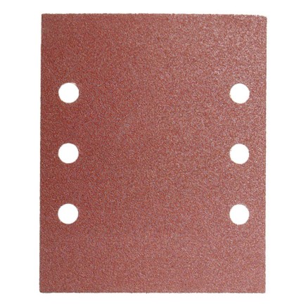 Lija Recambio Con Velcro 114x140 mm, Con Agujeros Grano  80 (10 Piezas)