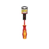 Destornillador Phillips Aislado Certificado VDE 1,000 V, Medida PH 1 - 4,5 x 80 mm, Destornillador Seguridad Electricista al por