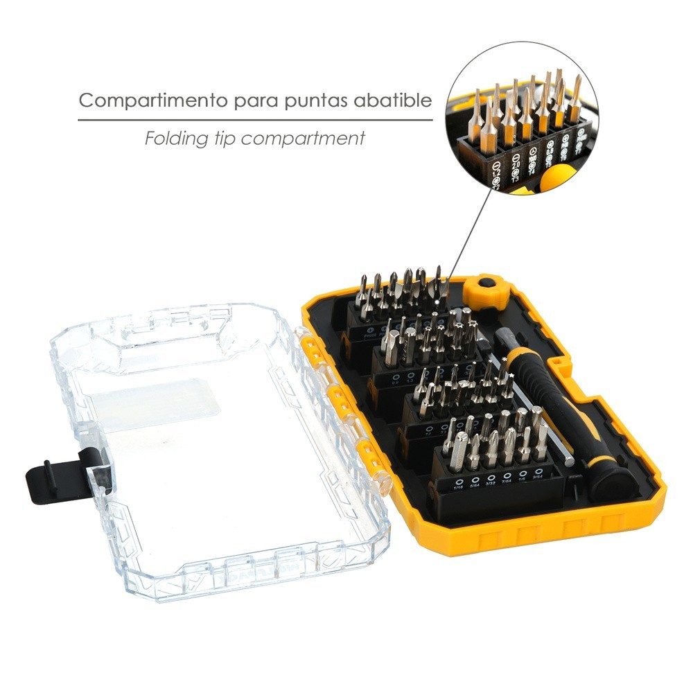 Juego Destornilladores Precision Con  51 Piezas Kit Reparación Herramientas Para Moviles Electronica al por Mayor | Almacén de F