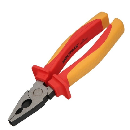 Alicates Universales 200 mm, Mangos Aislados Acero Cromo Vanadio Pelacables, Corta Cables, Pelador Cables al por Mayor | Almacén
