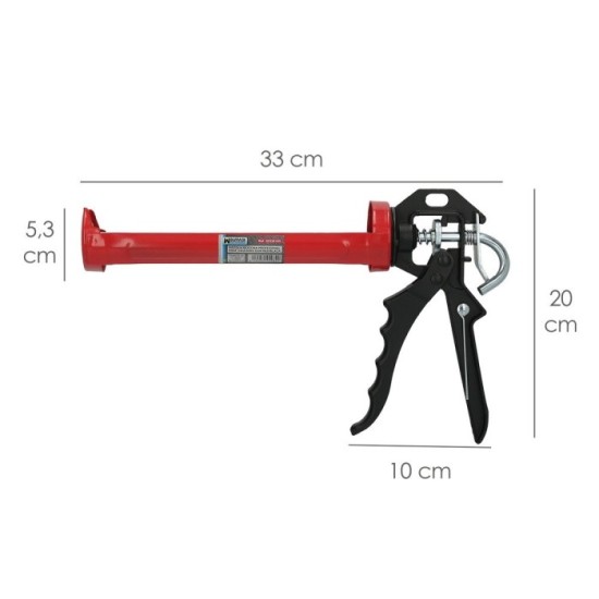 Pistola Silicona Roja/Negra al por Mayor | Almacén de Ferretería