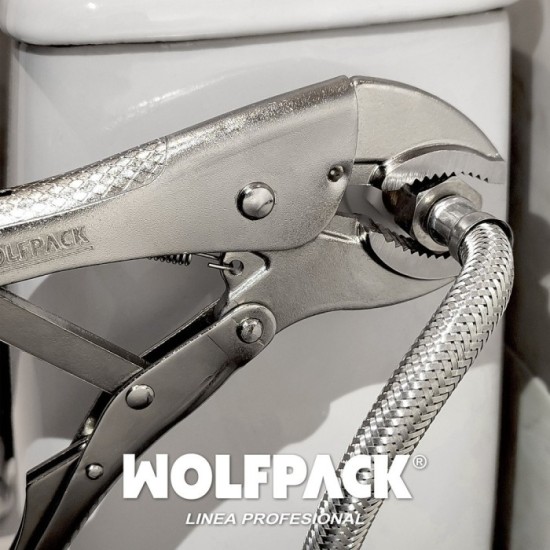 Mordaza Wolfpack Poligrip Curva 25x250 mm, al por Mayor | Almacén de Ferretería
