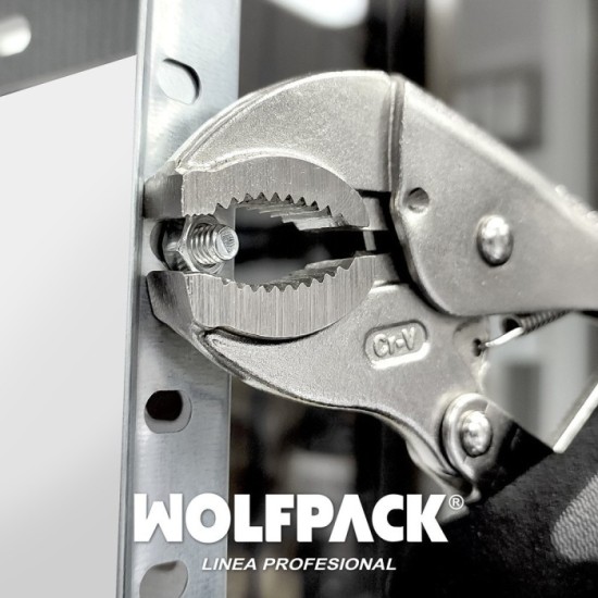 Mordaza Wolfpack Poligrip Curva 25x250 mm, al por Mayor | Almacén de Ferretería