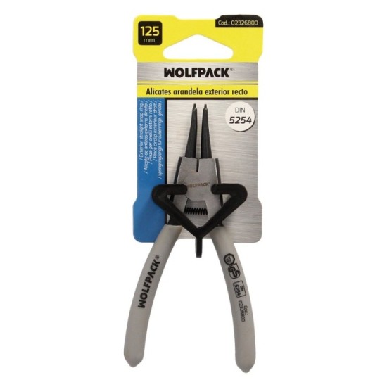 Alicates Arandelas Exteriores Recto 125 mm, acero Din 5254, Anillos De Presion, Anillos De Retención, Arandelas Circlips al por 