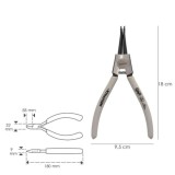 Alicates Arandelas Exteriores Recto 175mm, Acero Din 5254, Anillos De Presion, Anillos De Retención, Arandelas Circlips al por M