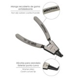Alicates Arandelas Exteriores Curvo 125 mm, Acero Din 5254, Anillos De Presion, Anillos De Retención, Arandelas Circlips al por 