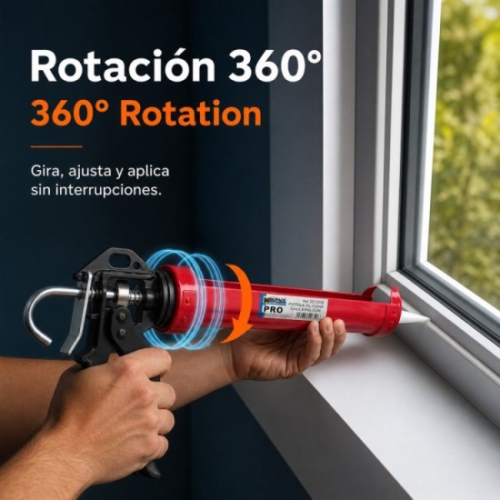 Pistola Silicona Profesional  Roja / Negra Profesional al por Mayor | Almacén de Ferretería