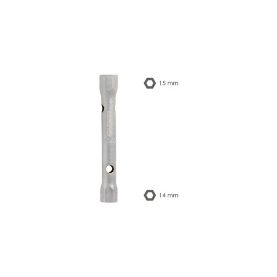 Llave Tubo Tubular 14x15 Fabricada en Acero Cromo Vanadio, Llave Grifería, Llave De Tubo Para Grifos, Llaves De Tubo Doble al po