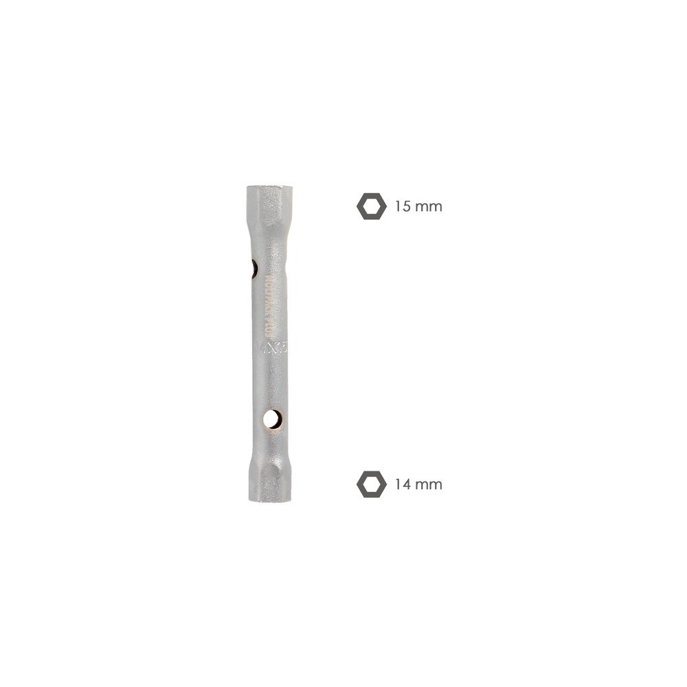 Llave Tubo Tubular 14x15 Fabricada en Acero Cromo Vanadio, Llave Grifería, Llave De Tubo Para Grifos, Llaves De Tubo Doble al po