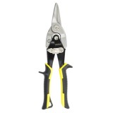 Tijeras Chapa Corte Central 250 mm, Hoja Acero Al Carbono, Mangos Engomados, Con Dientes Serrados, Cortachapa, Tijera Aviacion a