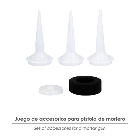 Set Accesorios para Pistola Aluminio / Acero Aplicar Mortero 660 CC, 02210502 al por Mayor | Almacén de Ferretería