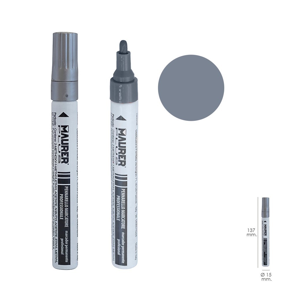 Rotulador Marcador Obra Profesional Pintura Permanente Plata al por Mayor | Almacén de Ferretería
