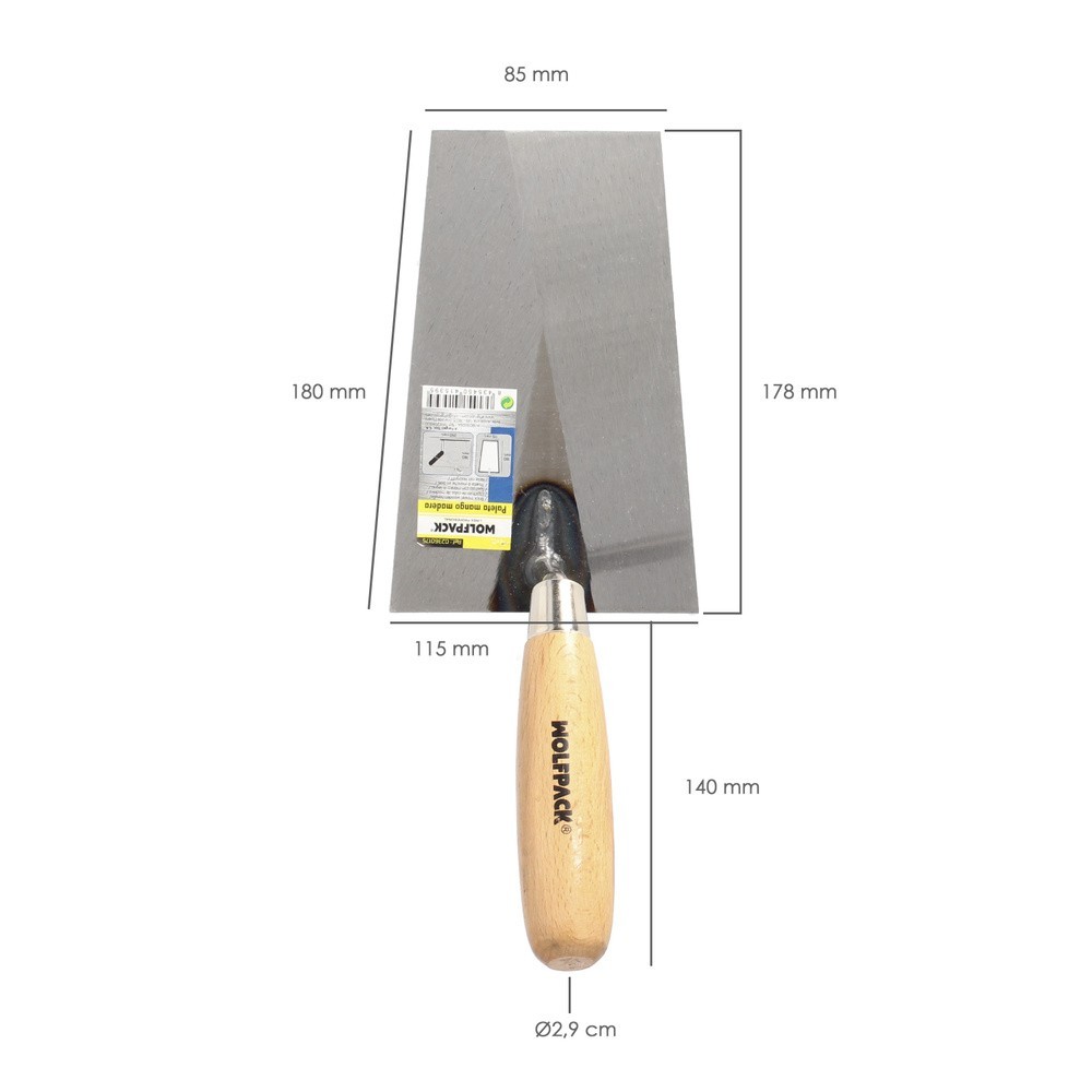 Paleta Wolfpack Plus Mango Madera 341-a/180 mm, al por Mayor | Almacén de Ferretería