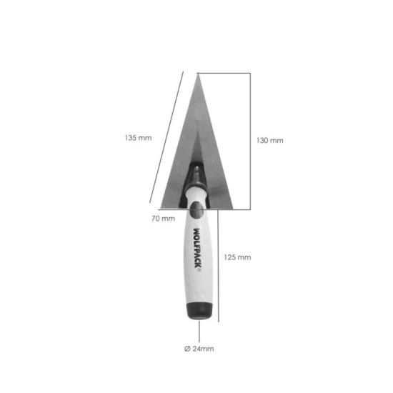 Paletin Wolfpack Plus Mango Goma 343/130 mm, al por Mayor | Almacén de Ferretería