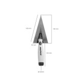 Paletin Wolfpack Plus Mango Goma 343/130 mm, al por Mayor | Almacén de Ferretería
