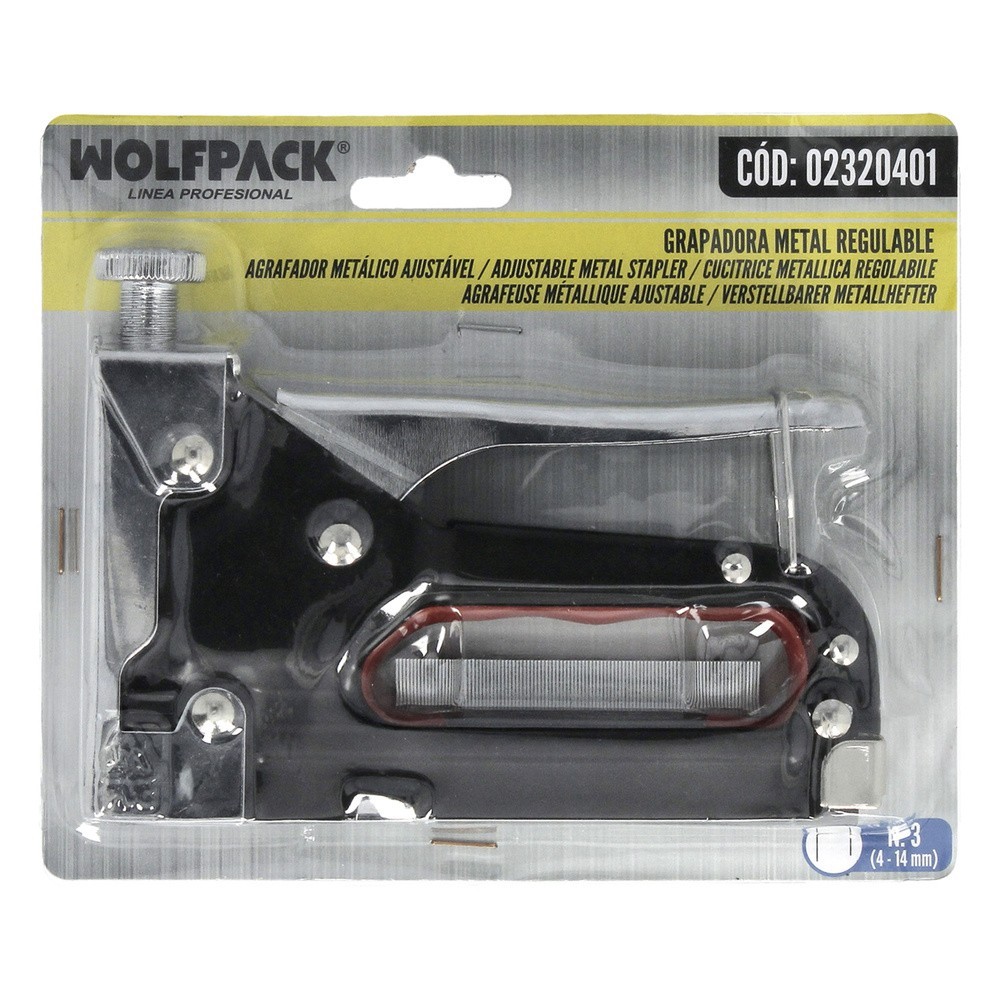 Grapadora Metal Regulable Nº3 4/14mm, al por Mayor | Almacén de Ferretería