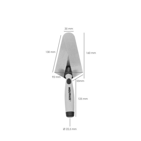 Paleta Wolfpack Plus Mango de Goma 348  160mm, al por Mayor | Almacén de Ferretería
