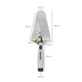 Paleta Wolfpack Plus Mango de Goma 348  180mm, al por Mayor | Almacén de Ferretería
