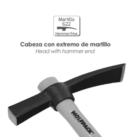 Alcotana 622 / 650 Gramos Mango Fibra Vidrio al por Mayor | Almacén de Ferretería