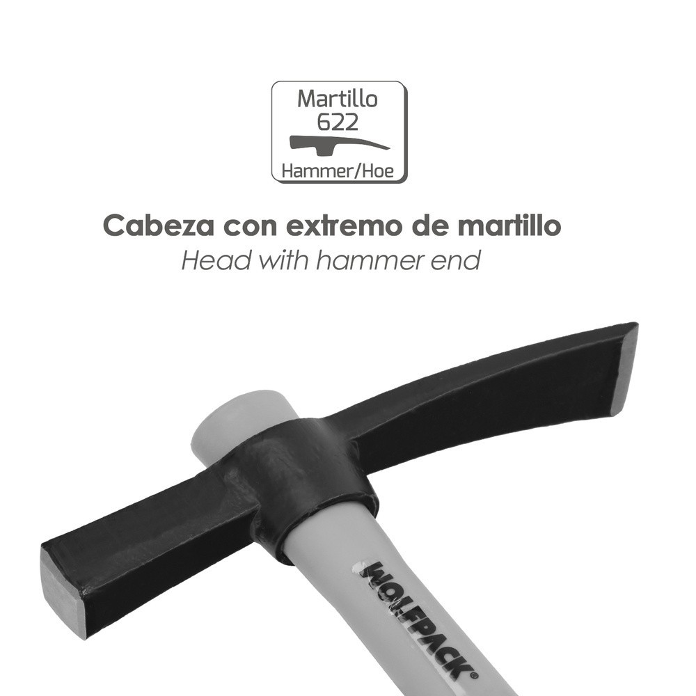Alcotana 622 / 650 Gramos Mango Fibra Vidrio al por Mayor | Almacén de Ferretería