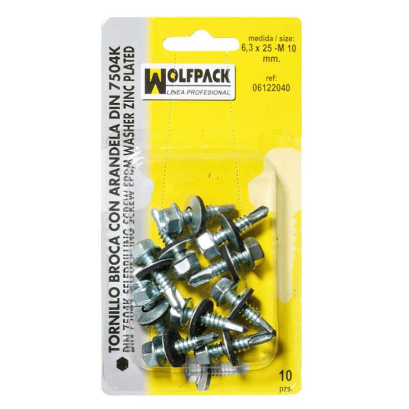 Tornillo Broca 4,8x16-8 (20 piezas),