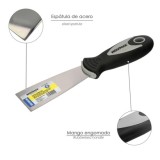 Espatula Mango Gummy Grip Hoja 40 mm, Aplicar Yeso, Pintora, Masillas, Pladur, etc, al por Mayor | Almacén de Ferretería