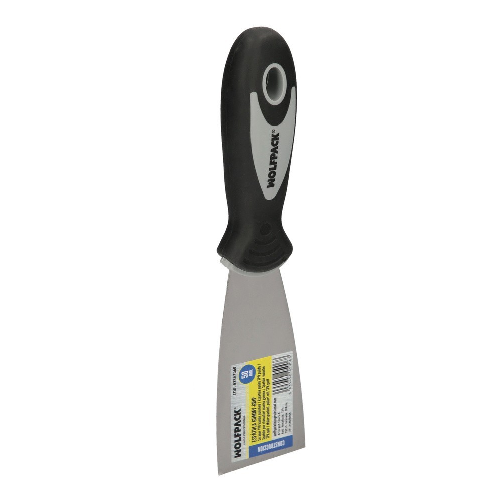 Espatula Mango Gummy Grip Hoja 50 mm, Aplicar Yeso, Pintora, Masillas, Pladur, etc, al por Mayor | Almacén de Ferretería