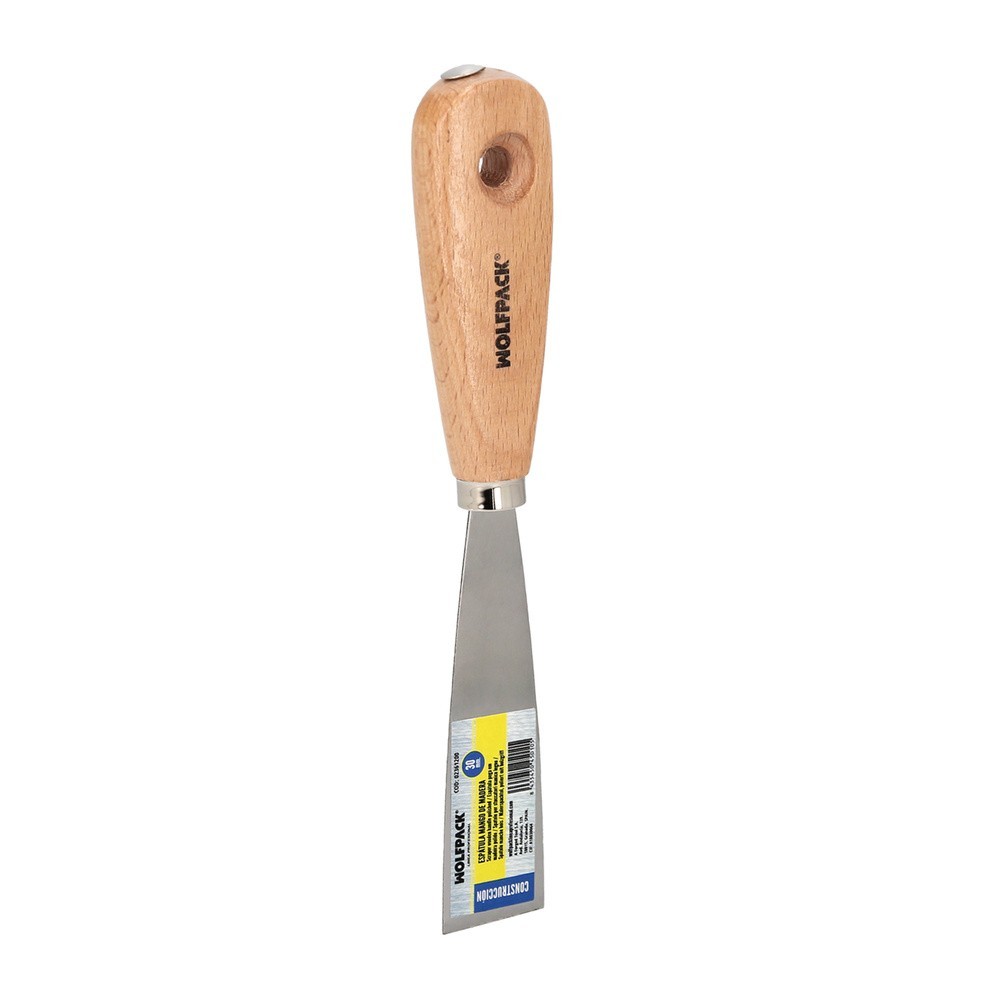 Espatula Mango Madera Hoja Acero 30 mm, Aplicar Yeso, Pintora, Masillas, Pladur, etc, al por Mayor | Almacén de Ferretería