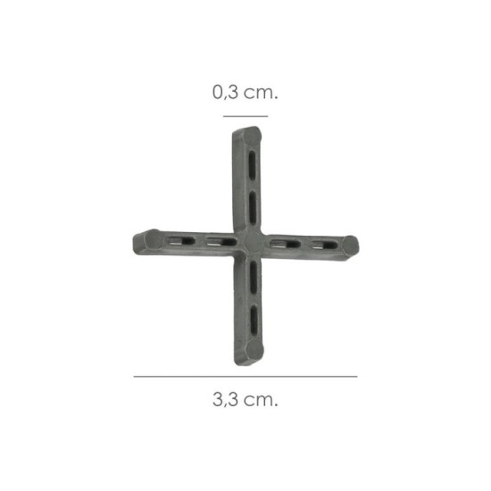 Crucetas Wolfpack Cruz 3 mm (Bolsa 250 Piezas) al por Mayor | Almacén de Ferretería