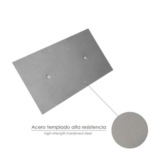Llana Profesional Acero Mango TPR Acabado Liso 300x150 mm, al por Mayor | Almacén de Ferretería