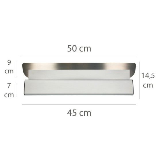 Llana Aluminio / Acero Inoxidable Para Yeso 50 cm, al por Mayor | Almacén de Ferretería