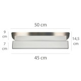 Llana Aluminio / Acero Inoxidable Para Yeso 50 cm, al por Mayor | Almacén de Ferretería