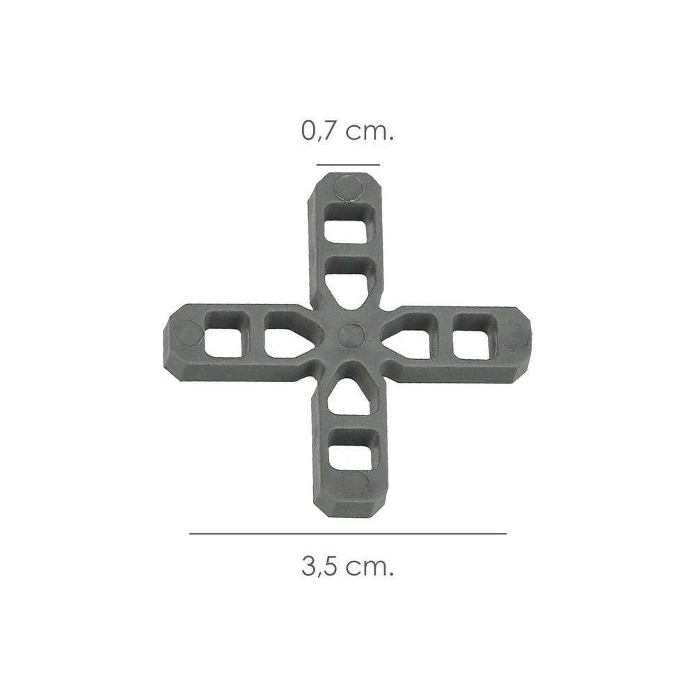 Crucetas Wolfpack Cruz 7 mm (Bolsa 250 Piezas) al por Mayor | Almacén de Ferretería