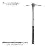 Mango Fibra Vidrio Wolfpack Picachon 1,5 Kg 53x40 mm, Oval Conico al por Mayor | Almacén de Ferretería