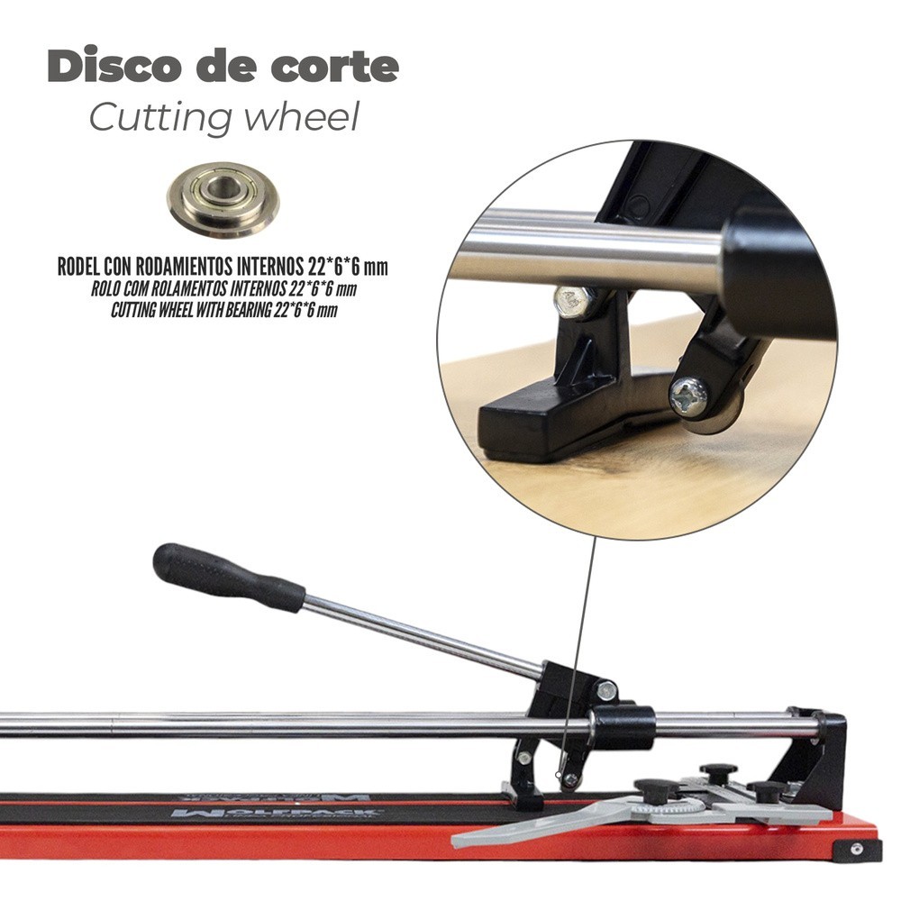 Corta Azulejos Profesional Base Acero 600 mm, al por Mayor | Almacén de Ferretería