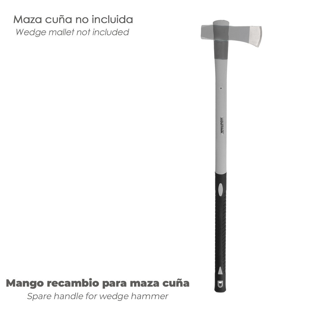 Mango Fibra Vidrio Maza Cuña 3 Kg 54x34 mm, Oval Conico al por Mayor | Almacén de Ferretería