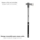 Mango Fibra Vidrio Maza Cuña 3 Kg 54x34 mm, Oval Conico al por Mayor | Almacén de Ferretería