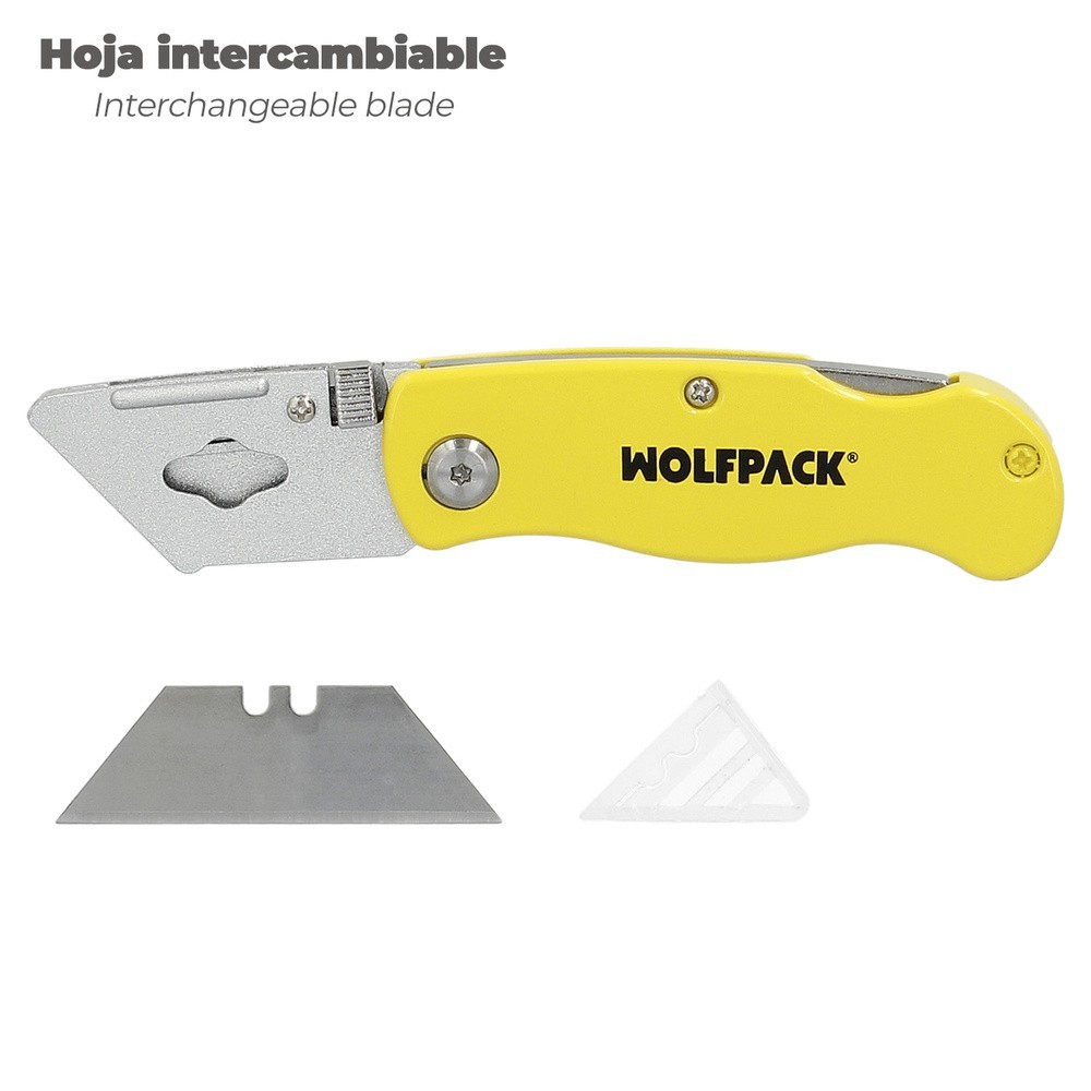Cutter Plegable Hoja Trapezoidal 155 mm, al por Mayor | Almacén de Ferretería