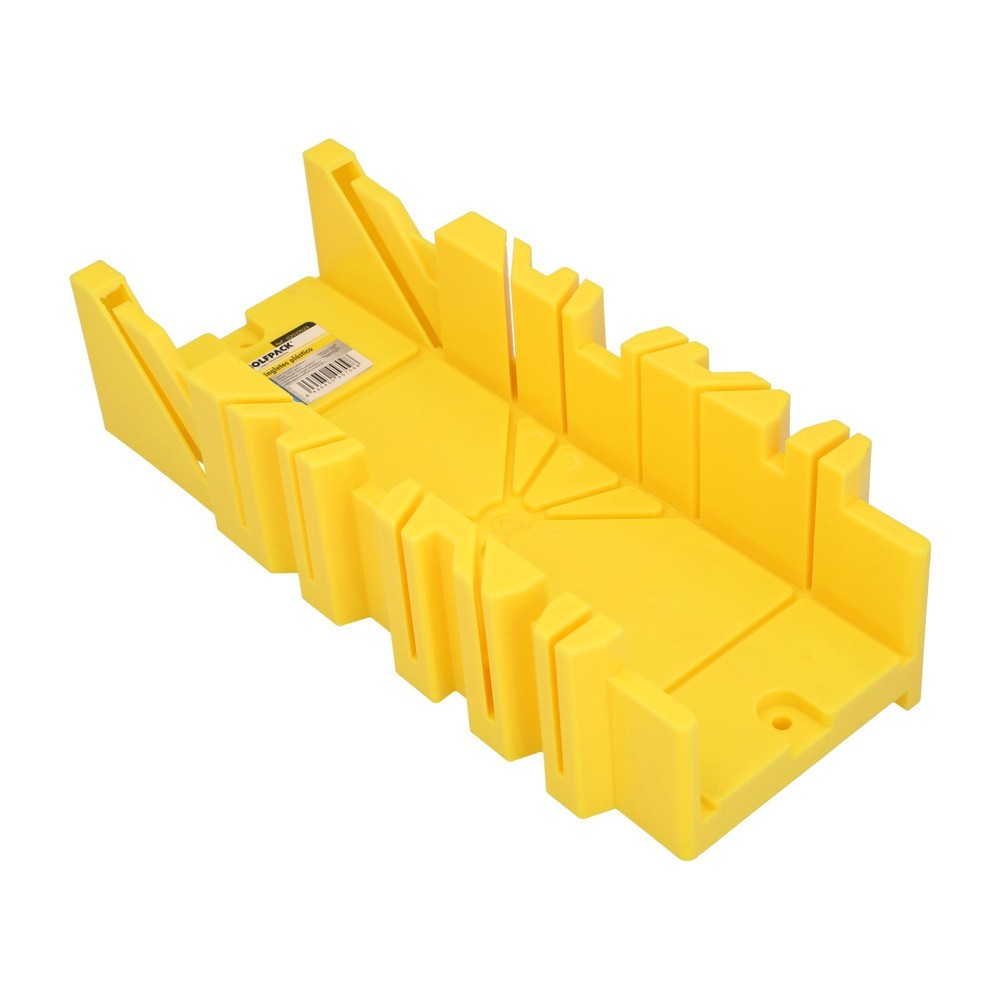 Guia Ingletes Plastico 10,5x 30 cm, Caja Ingletes, Caja Sierra Ingletadora, Guia Ingletadora, 3 Angulos al por Mayor | Almacén d